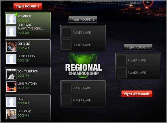 Niezależnie od tego czy obstawiłeś zwycięzcę czy też nie, przystąpisz do turnieju - Turnieje w Las Vegas (2) | Walki (Fight) | Mafia Wars - Mafia Wars - poradnik do gry