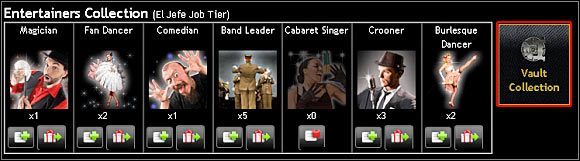 Po skompletowaniu wszystkich siedmiu przedmiotów z kolekcji możesz umieścić całość w specjalnym skarbu, klikając na przycisku Vault Collection (powyższy screen) - Kolekcje (Collections) (1) | Inne | Mafia Wars - Mafia Wars - poradnik do gry