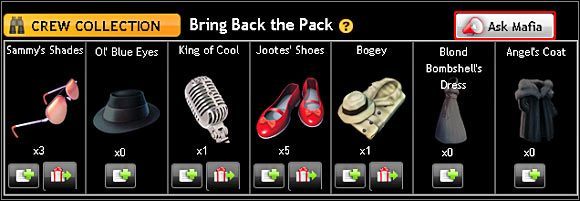 Najlepszą metodą na pozyskiwanie wszystkich przedmiotów do kolekcji z tej grupy jest współpraca z innymi graczami - Kolekcje (Collections) (2) | Inne | Mafia Wars - Mafia Wars - poradnik do gry