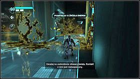 Wracamy na poprzednią platformę, przebiegając po szynie, Aktywujemy kolejny przełącznik i wchodzimy do pomieszczenia - Rozdział 1 - Restart (1) | Opis przejścia Tron Evolution - Tron Evolution - poradnik do gry