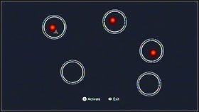 W ostatniej części, zaznacz białym okręgiem pięć czerwonych punktów [1] - Zagadki (2) | Zadania poboczne | Assassins Creed Brotherhood - Assassins Creed: Brotherhood - poradnik do gry