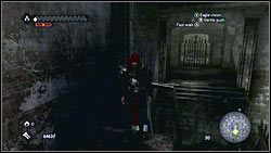 Skacząc po żyrandolach, dojdziesz do sali z rzeźbą kobiety [1] - Opis szczegółowy - Flagi (5) | Znajdźki | Assassins Creed Brotherhood - Assassins Creed: Brotherhood - poradnik do gry