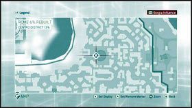 Trzecie piórko znajdziesz na szczycie ruin [1], w ich zachodniej części [2] - Opis szczegółowy - Piórka | Znajdźki | Assassins Creed Brotherhood - Assassins Creed: Brotherhood - poradnik do gry