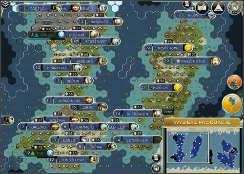 Tworząc imperium, zadbajmy o odpowiednie proporcje między surowcami - Złoto, produkcja, żywność | Podstawy Sid Meiers Civilization V - Sid Meiers Civilization V - poradnik do gry