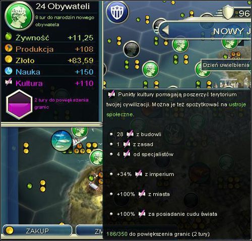 Prawdziwe miasto świateł! - Stolice kultury | Rodzaje miast w Sid Meiers Civilization V - Sid Meiers Civilization V - poradnik do gry