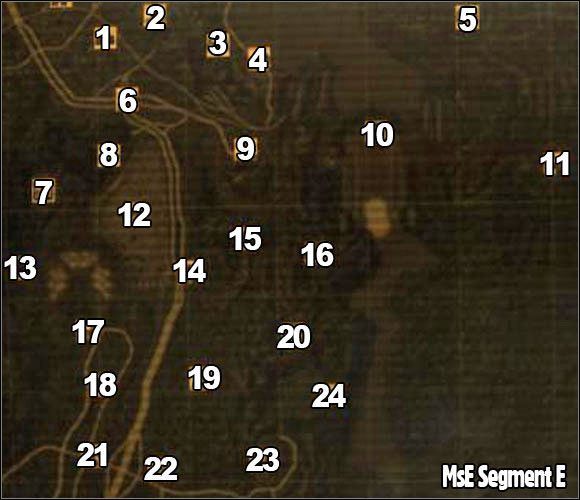 1 - Segment E | Mapa świata | Atlas świata Fallout New Vegas - Fallout: New Vegas - poradnik do gry