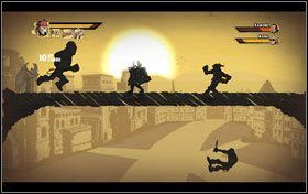 Na naszą interwencję czeka następna grupa wrogów, z przerośniętym osiłkiem na czele - Rozdział 1 - Return Home | Opis przejścia Shank - Shank - poradnik do gry