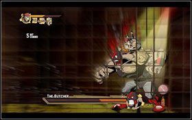 Kiedy postać Rzeźnika zacznie migać na żółto to znak, że rywal przygotowuje się do frontalnego ataku - Rozdział 2 - Big Show | Opis przejścia Shank - Shank - poradnik do gry