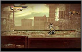 Na samym początku etapu nasz arsenał wzbogaca się o shotguna - Rozdział 3 - Other Side of the Tracks | Opis przejścia Shank - Shank - poradnik do gry