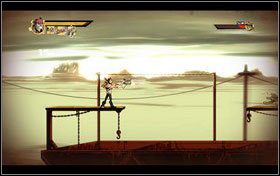 Zeskakujemy na wagon przeznaczony do przewozu węgla i eliminujemy pojawiających się z obu stron przeciwników - Rozdział 4 - Ride | Opis przejścia Shank - Shank - poradnik do gry