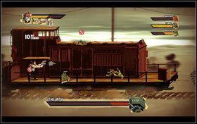 Naszym zadaniem jest zniszczyć jadącego przed nami jeepa - Rozdział 5 - Gears and Grenades | Opis przejścia Shank - Shank - poradnik do gry