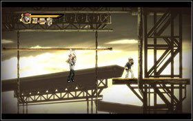 Przeskakujemy w lewo i biegniemy po billboardzie - Rozdział 6 - Meatpacking plant | Opis przejścia Shank - Shank - poradnik do gry