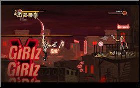 Wychodzimy po ścianie i likwidujemy strażnika - Rozdział 12 - Venom of the Vipers | Opis przejścia Shank - Shank - poradnik do gry