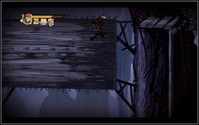 Zeskakujemy na dół i na dolnej ścieżce spotykamy trójkę wrogów - Rozdział 18 - Leap of faith | Opis przejścia Shank - Shank - poradnik do gry