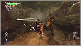 Zapoznaj się ze stroną kodeksu, która wyświetlona zostanie na ekranie, gdyż objaśnia ona zasady sterowania - Etap 2 - Hunting Path | Rozdział 1 | Solucja Castlevania Lords of Shadow - Castlevania: Lords of Shadow - poradnik do gry