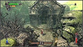 Powróć do rozwidlenia i tym razem wybierz lewą odnogę #1, dzięki czemu dotrzesz do mauzoleum #2 - Etap 3 - The Dead Bog (2) | Rozdział 1 | Solucja Castlevania Lords of Shadow - Castlevania: Lords of Shadow - poradnik do gry