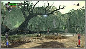 Po zakończonej walce koniecznie podejdź do oznaczonej przez grę pierwszej arki bractwa (Brotherhood Ark) #1 - Etap 3 - The Dead Bog (3) | Rozdział 1 | Solucja Castlevania Lords of Shadow - Castlevania: Lords of Shadow - poradnik do gry