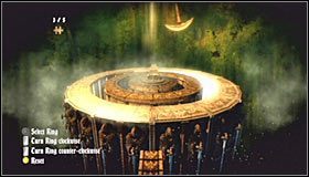 Nadal mając wybrany najmniejszy pierścień #1 wciśnij prawy triggeer - Etap 4 - Pans Temple | Rozdział 1 | Solucja Castlevania Lords of Shadow - Castlevania: Lords of Shadow - poradnik do gry