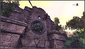 Podejdź do ściany budynku i użyj haka #1 - Etap 1 - Enchanted Forest (2) | Rozdział 2 | Solucja Castlevania Lords of Shadow - Castlevania: Lords of Shadow - poradnik do gry