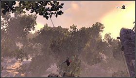 Obróć się i ustaw w takim miejscu, z którego widoczny będzie kolejny interaktywny zaczep #1 - Etap 1 - Enchanted Forest (2) | Rozdział 2 | Solucja Castlevania Lords of Shadow - Castlevania: Lords of Shadow - poradnik do gry