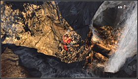 Wkrótce dotrzesz do narożnika i będziesz się tu musiał kilkakrotnie podciągnąć się #1 - Etap 2 - Underground Caves (1) | Rozdział 2 | Castlevania Lords of Shadow - Castlevania: Lords of Shadow - poradnik do gry