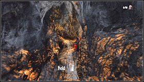 Skieruj się w prawo, ustaw przy przepaści #1 i OSTROŻNIE przeskocz na drugą stronę - Etap 2 - Underground Caves (1) | Rozdział 2 | Castlevania Lords of Shadow - Castlevania: Lords of Shadow - poradnik do gry