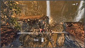 Po dotarciu na półkę zbadaj ciało znajdującego się tu rycerza #1, a odnajdziesz Scroll (Zwój) - Etap 2 - Underground Caves (1) | Rozdział 2 | Castlevania Lords of Shadow - Castlevania: Lords of Shadow - poradnik do gry