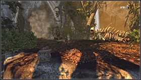 Zacznij tu od zbadania widocznej po lewej stronie ogromnej bramy #1 - Etap 2 - Underground Caves (2) | Rozdział 2 | Castlevania Lords of Shadow - Castlevania: Lords of Shadow - poradnik do gry