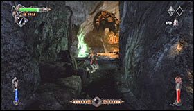 Powróć do poprzedniej lokacji i tym razem wybierz niezbadane jeszcze przejście, prowadzące w lewo #1 - Etap 2 - Underground Caves (2) | Rozdział 2 | Castlevania Lords of Shadow - Castlevania: Lords of Shadow - poradnik do gry