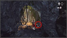 Chwyć się krawędzi #1, a następnie w odpowiednim miejscu podciągnij się, dzięki czemu znajdziesz się przed wejściem do nowego tunelu - Etap 2 - Underground Caves (2) | Rozdział 2 | Castlevania Lords of Shadow - Castlevania: Lords of Shadow - poradnik do gry