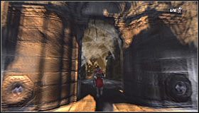 Przed bramą znajdują się dwa sloty i w każdy z nich musisz wsadzić kamień runiczny #1 - Etap 2 - Underground Caves (3) | Rozdział 2 | Castlevania Lords of Shadow - Castlevania: Lords of Shadow - poradnik do gry