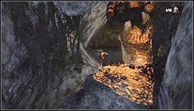 Po skorzystaniu z drugiej pajęczyny skieruj się w stronę dolnej części ekranu - Etap 2 - Underground Caves (3) | Rozdział 2 | Castlevania Lords of Shadow - Castlevania: Lords of Shadow - poradnik do gry