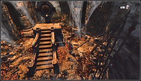 Musisz teraz dokładnie tą samą drogą powrócić do wielkiej bramy, gdzie użyłeś obu kamieni runicznych #1 - Etap 2 - Underground Caves (3) | Rozdział 2 | Castlevania Lords of Shadow - Castlevania: Lords of Shadow - poradnik do gry