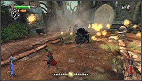 Oprócz dzika po okolicy będą krążyły też zwykłe gobliny #1, aczkolwiek nie musisz się nimi jakoś specjalnie przejmować - Etap 3 - Labyrinth Entrance (1) | Rozdział 2 | Castlevania Lords of Shadow - Castlevania: Lords of Shadow - poradnik do gry