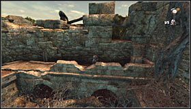 Nad Tobą znajduje się interaktywny zaczep, tak więc musisz w tym miejscu skorzystać z haka - Etap 3 - Labyrinth Entrance (1) | Rozdział 2 | Castlevania Lords of Shadow - Castlevania: Lords of Shadow - poradnik do gry