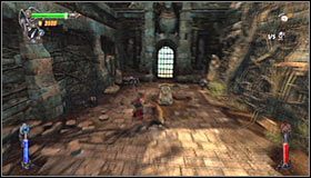 Podejdź do znajdującego się tu mechanizmu i wciśnij prawy trigger by go użyć #1 - Etap 3 - Labyrinth Entrance (2) | Rozdział 2 | Castlevania Lords of Shadow - Castlevania: Lords of Shadow - poradnik do gry