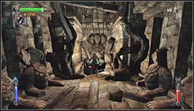 Przytrzymaj teraz lewy trigger, a następnie wychyl lewą gałkę analogową w stronę ściany - Etap 3 - Labyrinth Entrance (2) | Rozdział 2 | Castlevania Lords of Shadow - Castlevania: Lords of Shadow - poradnik do gry