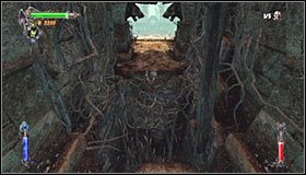 W celu kontynuowania tego etapu wybierz lewy korytarz, prowadzący w stronę widocznego w oddali wyjścia #1 - Etap 3 - Labyrinth Entrance (2) | Rozdział 2 | Castlevania Lords of Shadow - Castlevania: Lords of Shadow - poradnik do gry