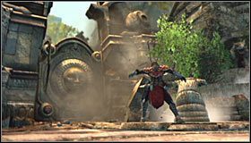 Wsadź trzymany obiekt do mechanizmu (najlepiej od prawej strony) i przystąp do jego obracania #1 - Etap 3 - Labyrinth Entrance (2) | Rozdział 2 | Castlevania Lords of Shadow - Castlevania: Lords of Shadow - poradnik do gry