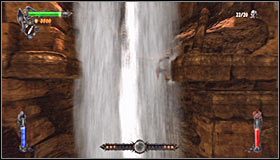 Po kilku chwilach dotrzesz do miejsca, w którym będziesz mógł przystąpić do wspinaczki #1 - Etap 4 - Waterfalls of Agharta (2) | Rozdział 2 | Castlevania Lords of Shadow - Castlevania: Lords of Shadow - poradnik do gry