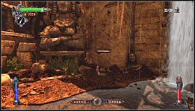 W ostatniej już lokacji tego etapu zostaniesz zaatakowany przez grupkę słabszych wilkołaków #1 - Etap 4 - Waterfalls of Agharta (3) | Rozdział 2 | Castlevania Lords of Shadow - Castlevania: Lords of Shadow - poradnik do gry