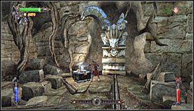 Puść lewy trigger oraz X, a główny bohater powinien wykonać atak, dzięki któremu statua zostanie przesunięta #1 - Etap 5 - Agharta (1) | Rozdział 2 | Castlevania Lords of Shadow - Castlevania: Lords of Shadow - poradnik do gry
