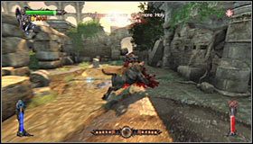 Po zbliżeniu się do przepaści wciśnij przycisk A, dzięki czemu Warg przeskoczy na drugą stronę #1 - Etap 5 - Agharta (2) | Rozdział 2 | Castlevania Lords of Shadow - Castlevania: Lords of Shadow - poradnik do gry