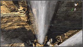 Skieruj się w lewo i wykonaj skok w stronę widocznej po lewej stronie nowej krawędzi #1 - Etap 6 - Dark Dungeon (1) | Rozdział 2 | Castlevania Lords of Shadow - Castlevania: Lords of Shadow - poradnik do gry