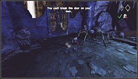 Udaj się tu w prawo, a znajdziesz się w jaskini z wielką bramą #1 - Etap 6 - Dark Dungeon (2) | Rozdział 2 | Castlevania Lords of Shadow - Castlevania: Lords of Shadow - poradnik do gry