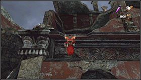 Zatrzymaj się po dotarciu na sam koniec krawędzi #1, ale nie zeskakuj chwilowo na dół - Etap 7 - Sanctuary Entrance (1) | Rozdział 2 | Castlevania Lords of Shadow - Castlevania: Lords of Shadow - poradnik do gry