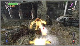 Zbadaj teraz statuę blokującą przejście do miejsca, w którym przebywa Claudia #1 - Etap 7 - Sanctuary Entrance (2) | Rozdział 2 | Castlevania Lords of Shadow - Castlevania: Lords of Shadow - poradnik do gry