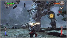 Ponownie się odsuń, gdyż boss będzie chciał Cię złapać - Etap 8 - Sanctuary of Titans (2) | Rozdział 2 | Castlevania Lords of Shadow - Castlevania: Lords of Shadow - poradnik do gry