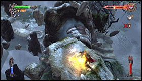 Możesz już przystąpić do wspinaczki, kierując się stopniowo ku górze #1 (po drodze będziesz musiał nieznacznie przesuwać się na boki) - Etap 8 - Sanctuary of Titans (2) | Rozdział 2 | Castlevania Lords of Shadow - Castlevania: Lords of Shadow - poradnik do gry