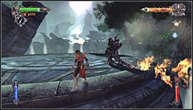 Na początek dobrze byłoby ogarnąć ataki bossa, tak by je umiejętnie rozpoznawać i unikać - Etap 9 - The Black Knight | Rozdział 2 | Castlevania Lords of Shadow - Castlevania: Lords of Shadow - poradnik do gry